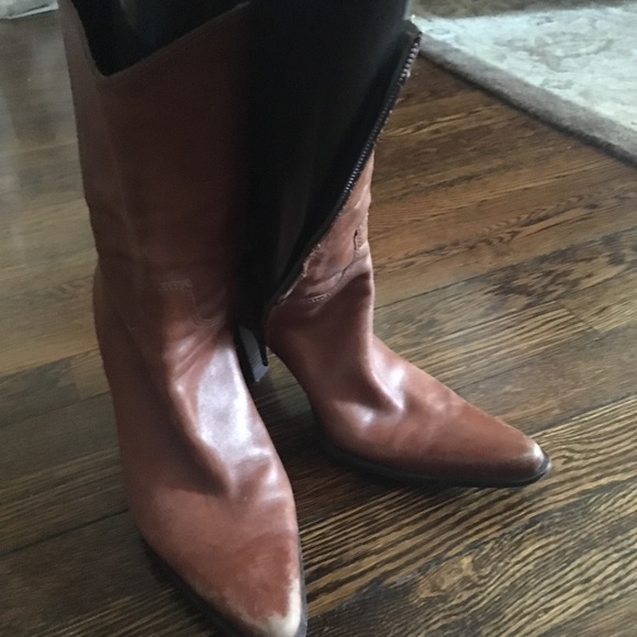 Vtg Bloomingdale’s Leather Boots - Picture 3 of 6